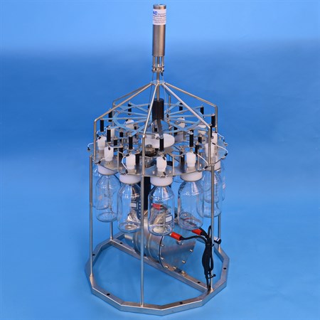 Rosette with glass bottles, KC Denmark · Oceanography · Limnology ...